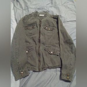 Army green heavy jacket (spring heavy )